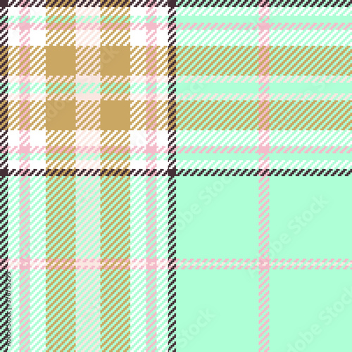 Plaid material, Seamless Pattern, Vector sketch 
