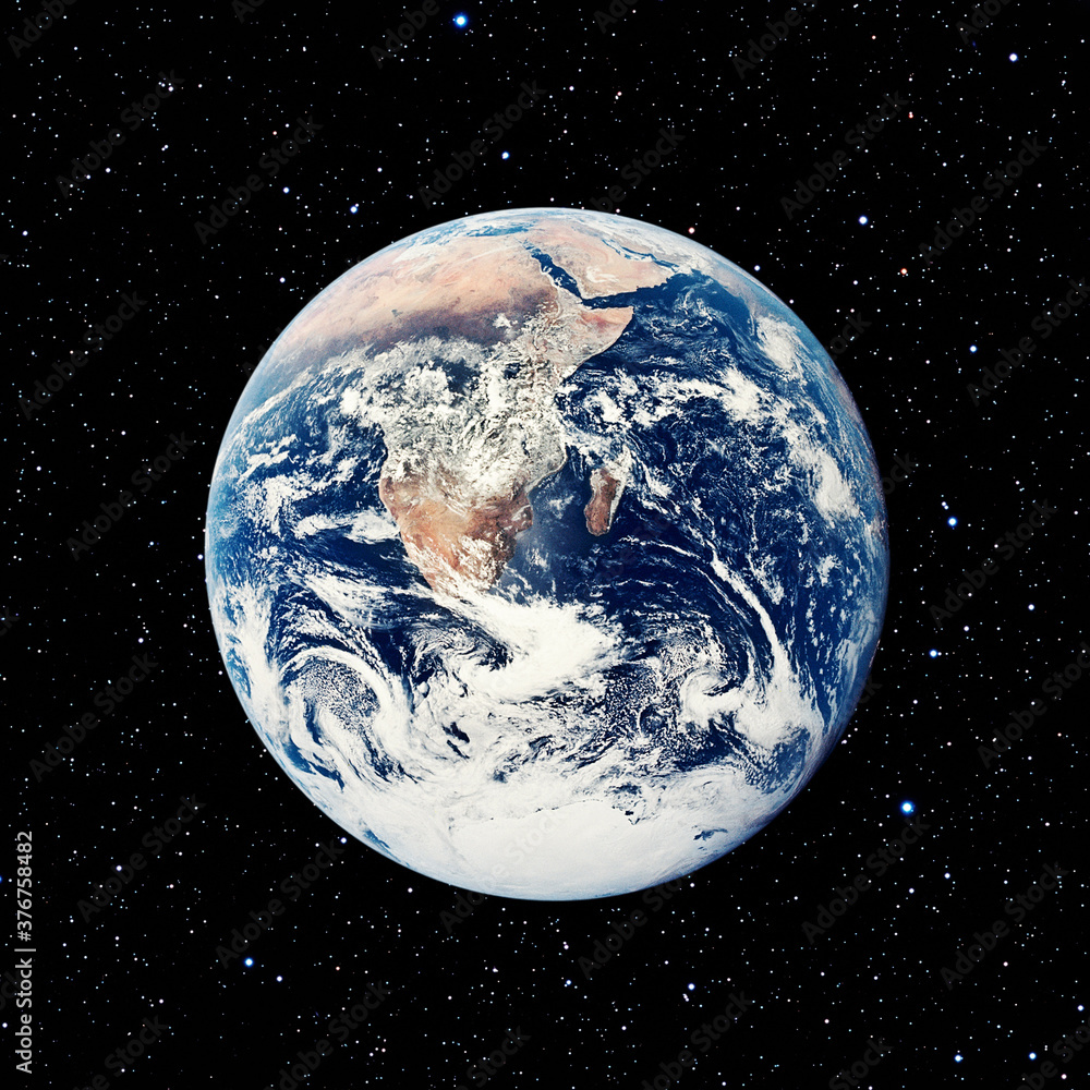 Obraz premium Beautiful earth from space. The elements of this image furnished by NASA.