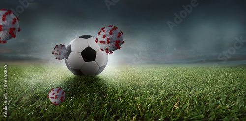 Fußball - Corona - Geisterspiele © m.mphoto