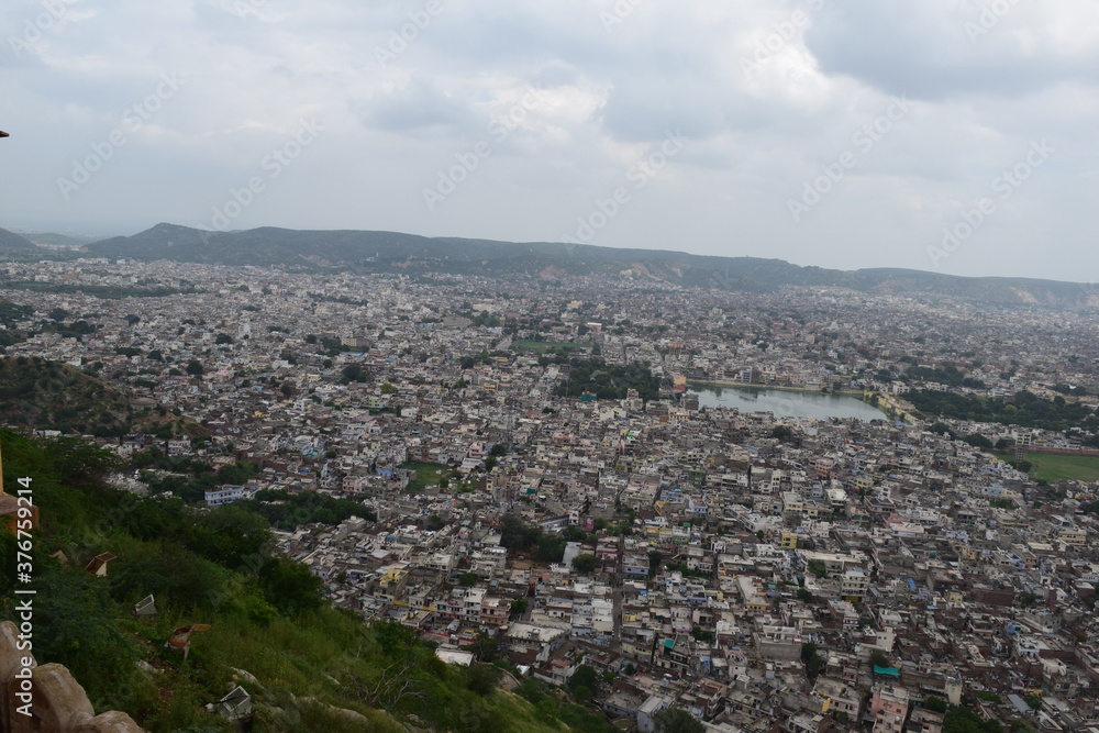 View from the top of the Nahargarh Fort