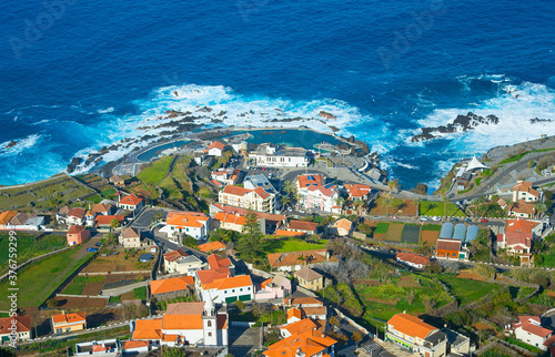 Porto Moniz Aerial view Mad...