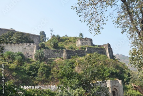 ruins of an old castle in himachal