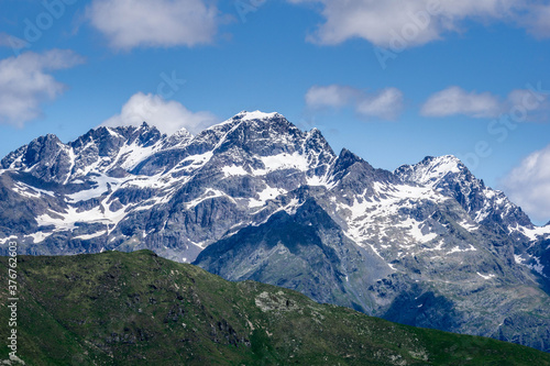 Magnificent view of Redorta Peak - Orobie - Italian Alps
