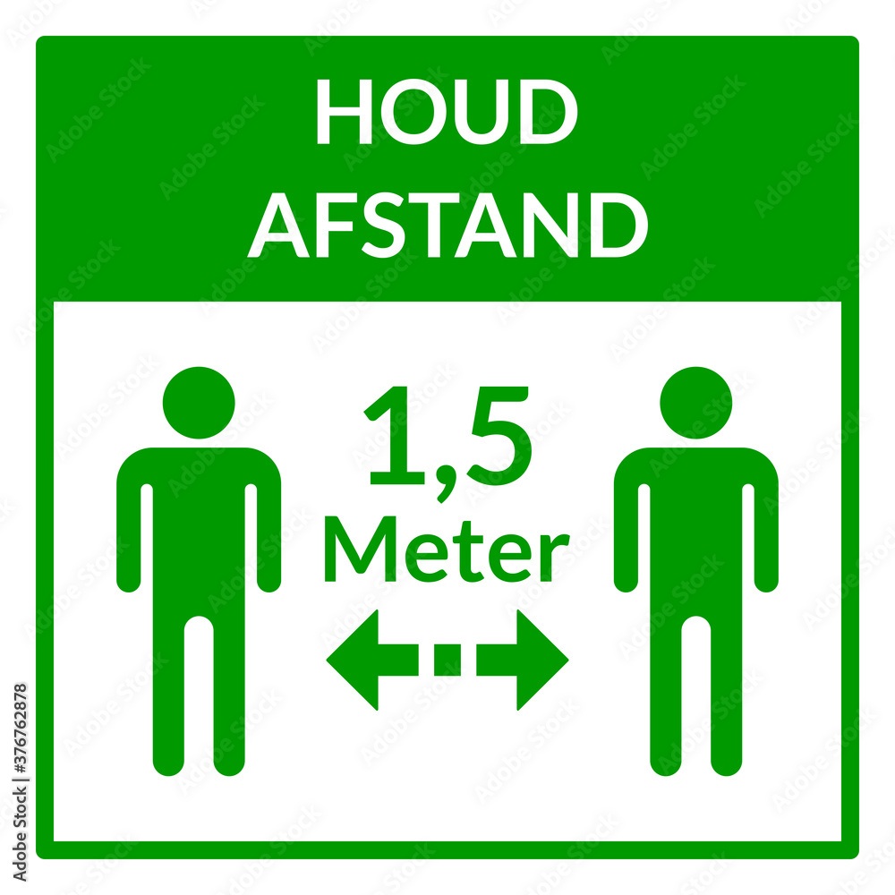 Houd Afstand 1,5 Meter ( Houd Afstand 1,5 Meter (