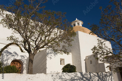 Puig de Missa church, Santa Eularia Des Riu, Ibiza photo