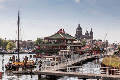 Sea Palace floating restaurant, Amsterdam, Netherlands photo