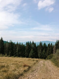 Beautiful landscape in the Carpathians
