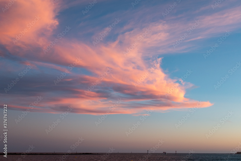 Red cloudy sky Red cloudy sky