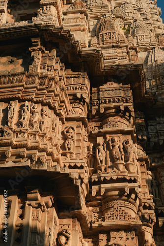 Detail of Jagdish Temple, Udaipur, Rajasthan, India photo