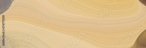 abstract flowing header with burly wood, pastel brown and gray gray colors. fluid curved lines with dynamic flowing waves and curves for poster or canvas