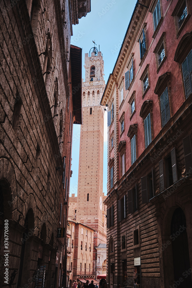 The streets of Siena - Italy
