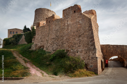 Exterior of Cardona castle, Barcelona, Catalonia, Spain photo