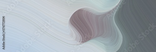 abstract flowing header design with pastel blue, dim gray and light gray colors. fluid curved lines with dynamic flowing waves and curves for poster or canvas