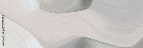 abstract surreal designed horizontal header with pastel gray, gray gray and dark gray colors. fluid curved lines with dynamic flowing waves and curves for poster or canvas