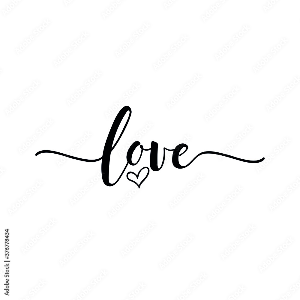 Love. Vector illustration. Lettering. Ink illustration. t-shirt design. Love. Vector illustration. Lettering. Ink illustration. t-shirt design.
