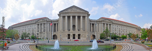 Andrew W Mellon Auditorium at 1301 Constitution Avenue NW in Federal Triangle in Washington, District of Columbia DC, USA. photo