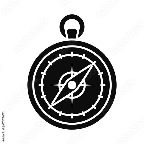 old compass icon, silhouette style Free Download old compass icon, silhouette style - GFXLoad