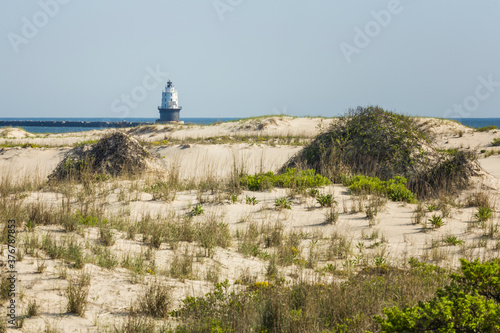 Harbor of Refuge Lighthouse in Lewes, Delaware photo