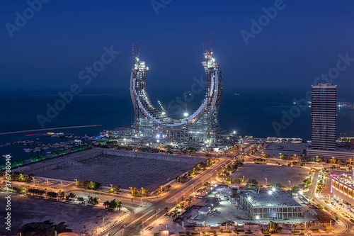 Beautiful Cityscape of Lusail City 