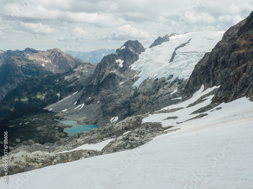 Scenic view of LeConte Glacier on Ptarmigan Traverse photo