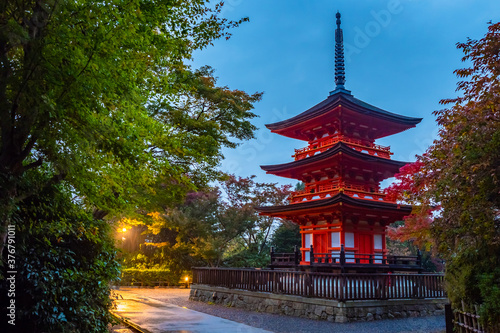 Kyoto, Japan. The Kiyomizu-...