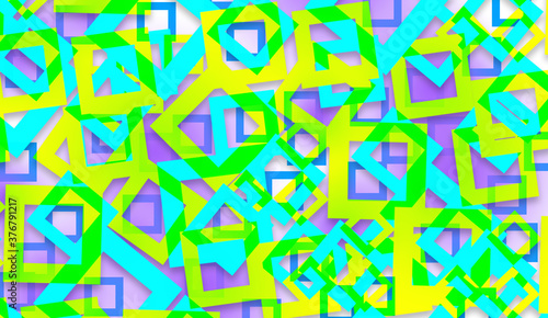 Bright squares are randomly...
