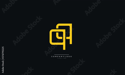 Letter qq Business Logo Design Alphabet Icon Vector Monogram