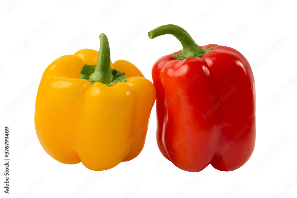 Sweet pepper isolated on white background Sweet pepper isolated on white background