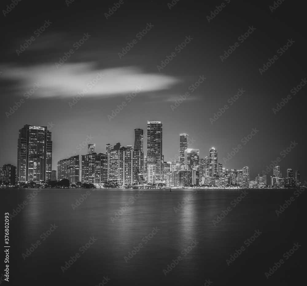 miami florida  skyline city buildings downtown Brickell  