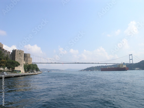 bosphorus bridge istanbul turkey Fotobehang