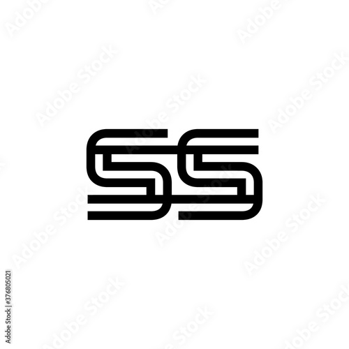 Free Download initial letter ss line stroke logo modern - GFXLoad