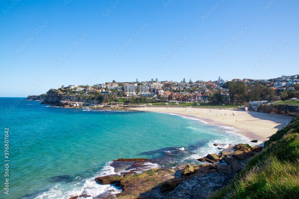 View of Bronte Beach Sydney NSW Australia