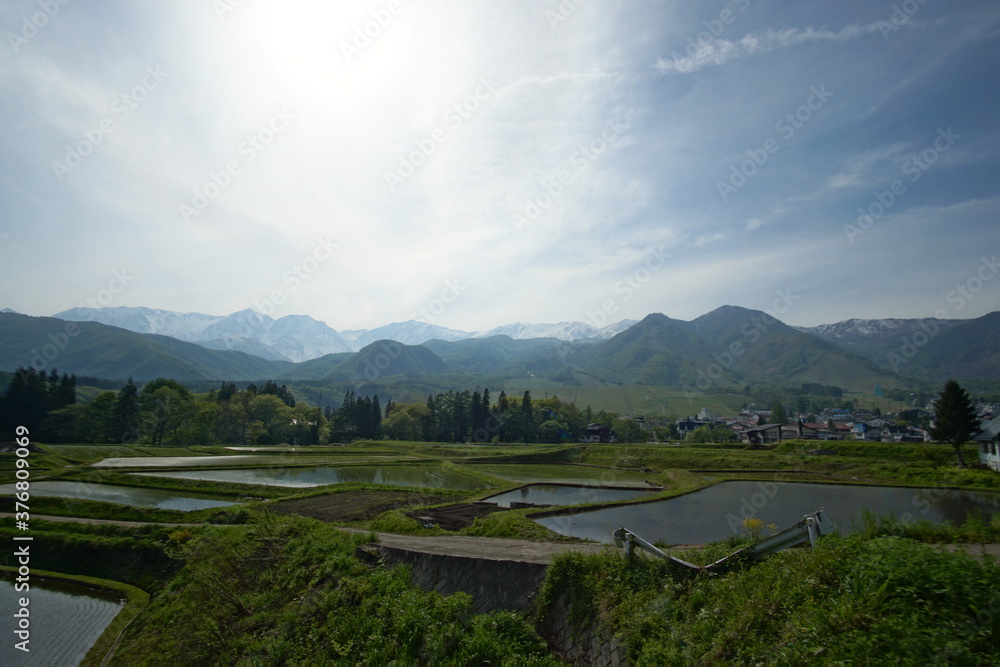 Beautiful landscape in Northern Alps of Japan, Hakuba