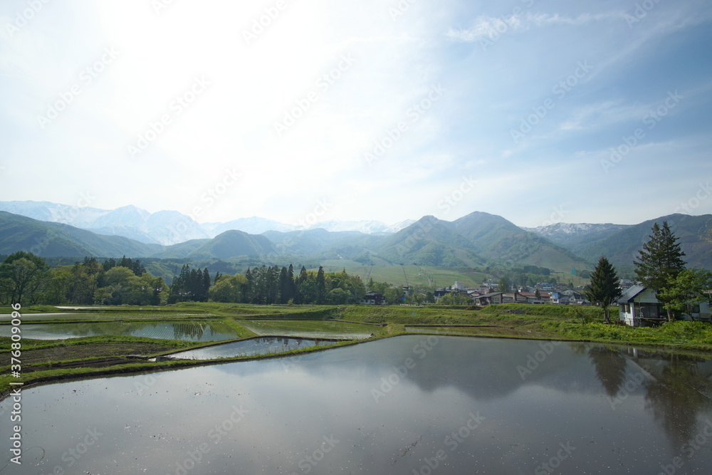Beautiful landscape in Northern Alps of Japan, Hakuba