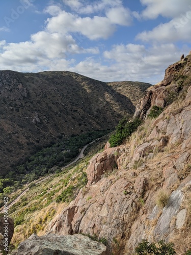 View Looking North from Mission Trails Climber's Loop Trail in San Diego