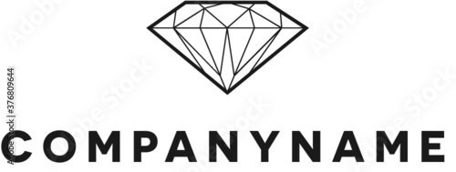 Juwelier / Diamat Logo Icon für Schmuckgeschäft