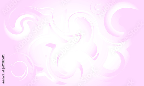 abstract pink and white background with swirls. Love and tender background for weddings and valentine