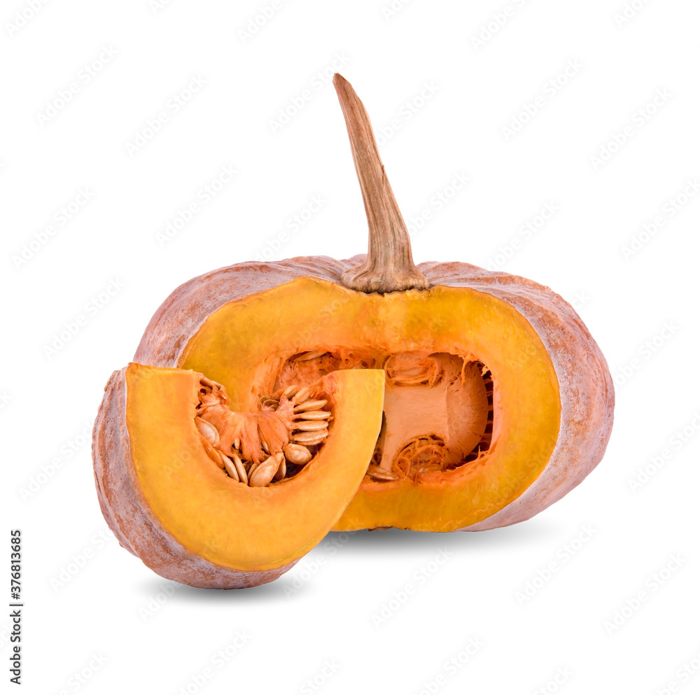 pumpkin isolated on the white background
