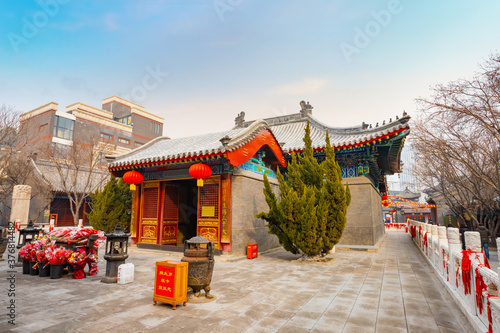 Tianhou Palace is a famous Taoist temple in Tianjin, China