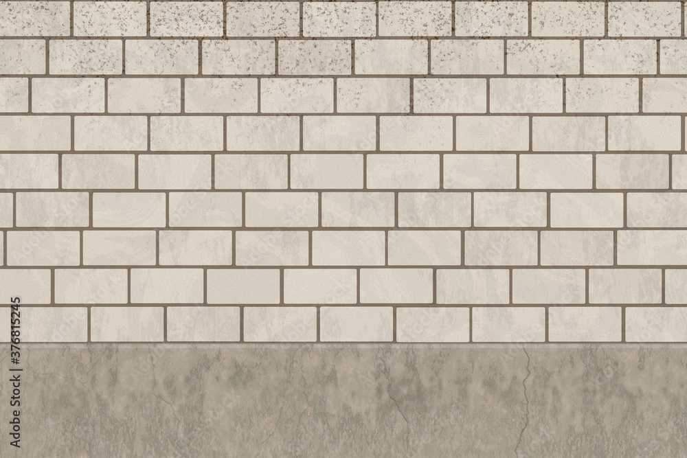 Naklejka premium brick barcelona wall design