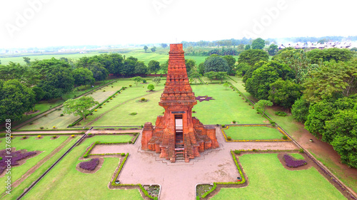 Принти на полотні Candi Bajang Ratu, a legacy of the Majapahit kingdom in Temon Village, Trowulan,