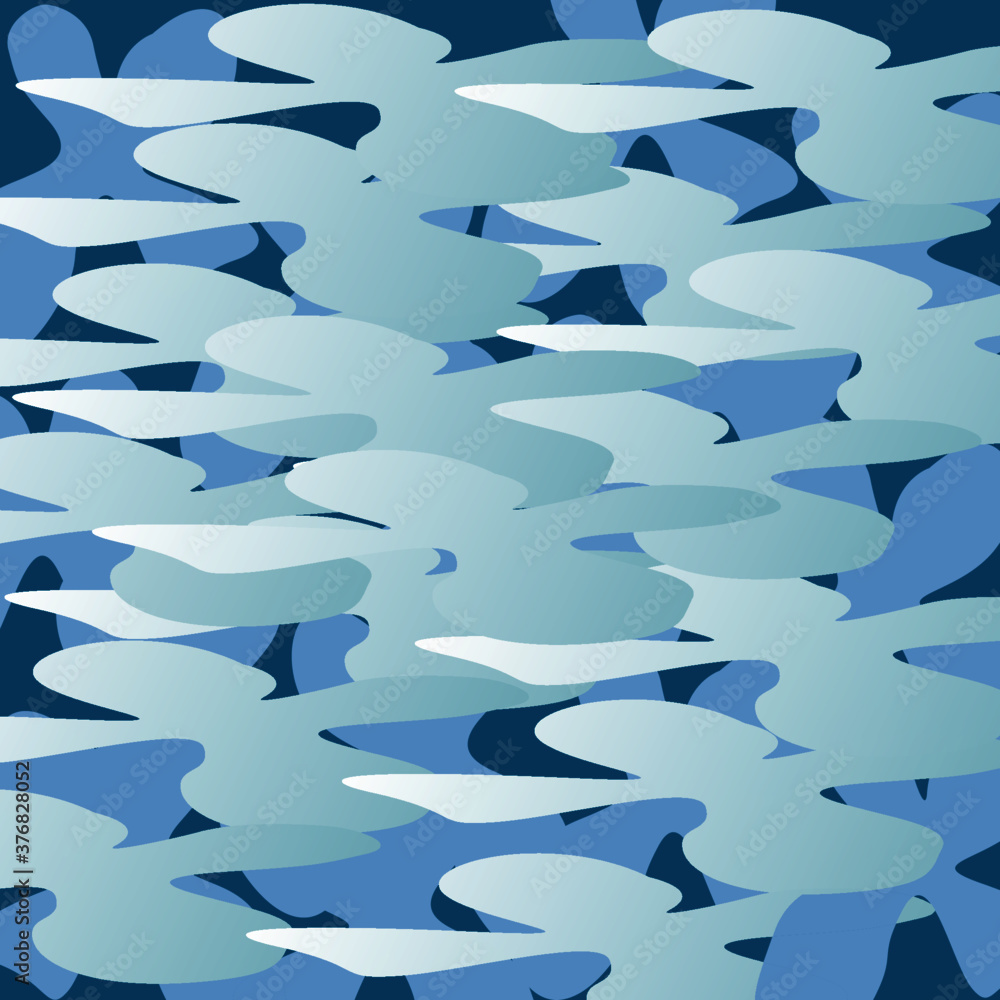 Obraz premium Abstract pattern element of blue shades on a blue background for web. 