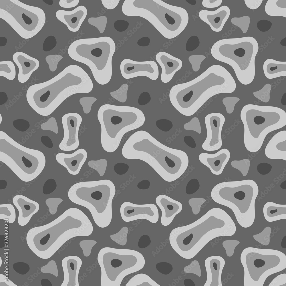Camouflage seamless with abstract Arrow pattern. Military style, military map, direction of movement, stone structure. For fabric, tile, interior design, or gift packaging . Vector background