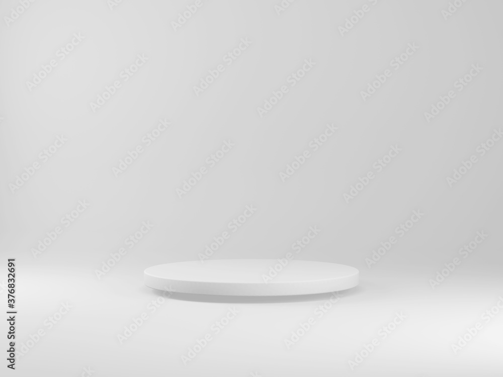 levitation podium white on white background. 3d rendering. place for product levitation podium white on white background. 3d rendering. place for product