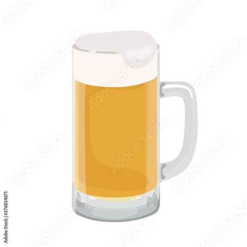 ビール　ビールジョッキ　イラスト
