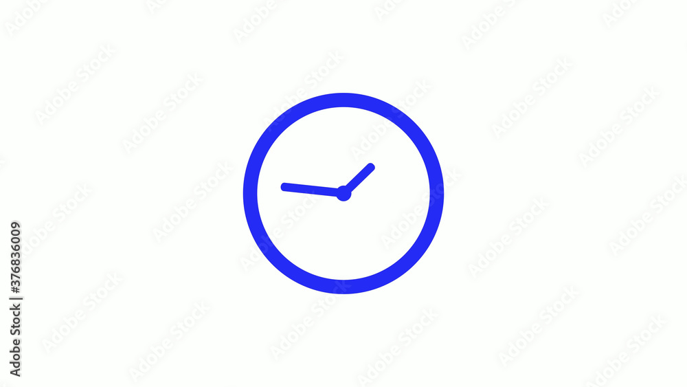 12 hours counting down clock icon on white background 12 hours counting down clock icon on white background