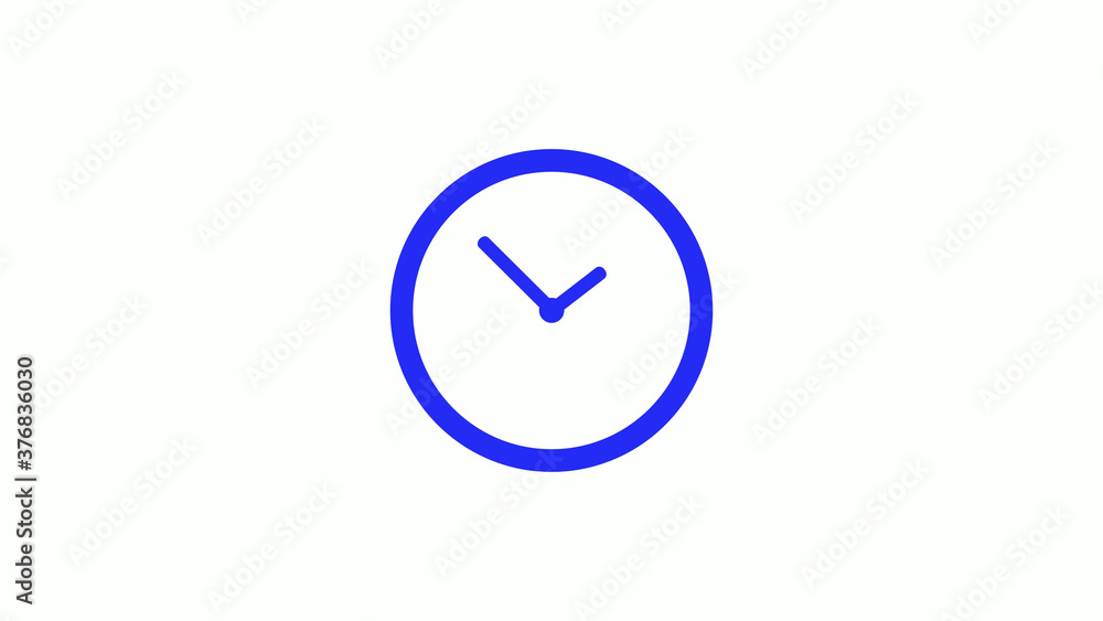 12 hours counting down clock icon on white background 12 hours counting down clock icon on white background
