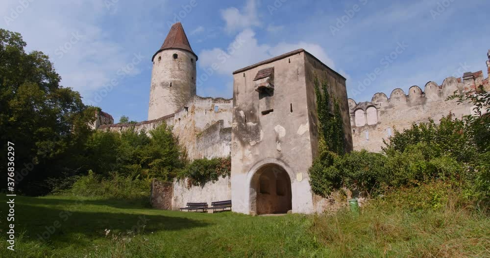 Castle on the top of a hill. Castle on the top of a hill.