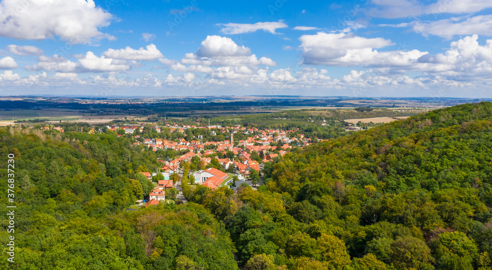 Fototapeta premium Luftbilder aus Bad Suderode Harz