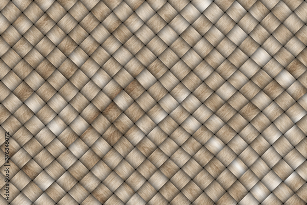 Fototapeta premium plain weave wood pattern and tile design
